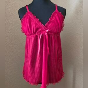 Red Pretty Lingerie, Medium, Sheer, Night Sleep, Sexy,‎ Red Hot, Fun, Vintage